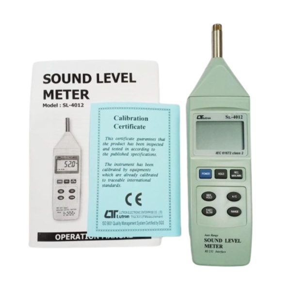 máy đo độ ồn LUTRON SL-4012, máy đo tiếng ồn tự động điều chỉnh dải đo LUTRON SL4012, Lutron SL-4012 Sound Level Meter