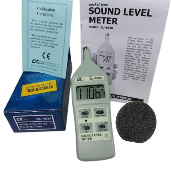 Máy đo độ ồn LUTRON SL-4030 bỏ túi nhỏ gọn máy đo độ ồn LUTRON SL-4030, thiết bị đo tiếng ồn cầm tay LUTRON SL4030, Lutron SL 4030 Sound Level Meter pocket type