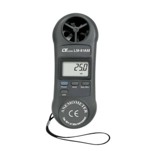 Máy đo tốc độ gió LUTRON LM-81AM cánh quạt, Máy đo gió LUTRON LM81AM, LUTRON LM 81AM Anemometer