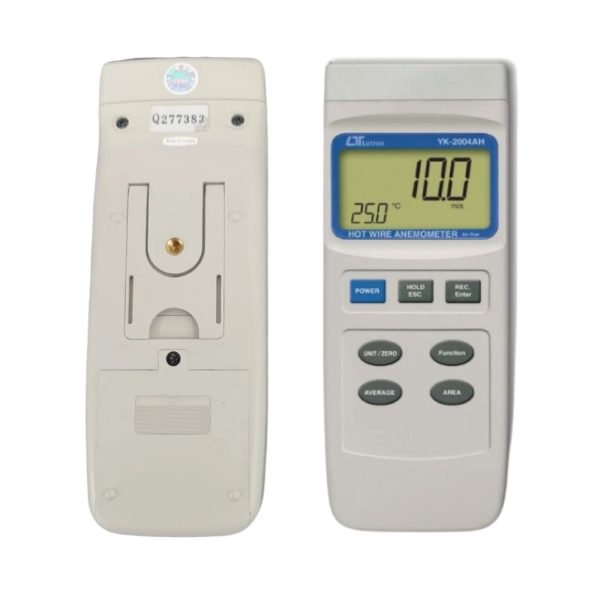 Máy đo tốc độ gió nóng, lưu lượng và nhiệt độ LUTRON YK-2004AH, máy đo vận tốc khí nóng có đầu dò dạng ống lồng LUTRON YK 2004AH, LUTRON YK-2004AH Hot Wire Anemometer