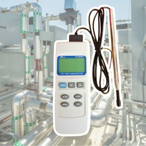 Máy đo tốc độ gió nóng, lưu lượng và nhiệt độ LUTRON YK-2004AH, máy đo vận tốc khí nóng có đầu dò dạng ống lồng LUTRON YK 2004AH, LUTRON YK-2004AH Hot Wire Anemometer