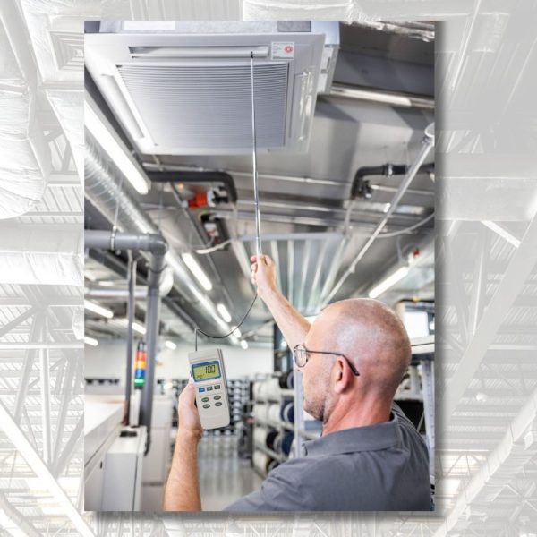 Máy đo tốc độ gió nóng, lưu lượng và nhiệt độ LUTRON YK-2004AH, máy đo vận tốc khí nóng có đầu dò dạng ống lồng LUTRON YK 2004AH, LUTRON YK-2004AH Hot Wire Anemometer