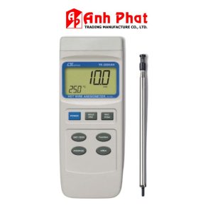 Máy đo tốc độ gió nóng, lưu lượng và nhiệt độ LUTRON YK-2004AH, máy đo vận tốc khí nóng có đầu dò dạng ống lồng LUTRON YK 2004AH, LUTRON YK-2004AH Hot Wire Anemometer