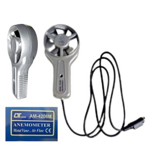 Máy đo tốc độ gió, lưu lượng và nhiệt độ LUTRON AM-4206M, Máy đo tốc độ gió cánh quạt LUTRON AM4206M, LUTRON AM 4206M Anemometer