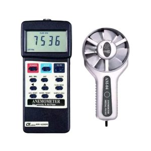 Máy đo tốc độ gió, lưu lượng và nhiệt độ LUTRON AM-4206M, Máy đo tốc độ gió cánh quạt LUTRON AM4206M, LUTRON AM 4206M Anemometer