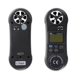 Máy đo tốc độ gió và nhiệt độ môi trường LUTRON LM-81AT, Máy đo gió cánh quạt LUTRON LM81AT, LUTRON LM 81AT Anemometer
