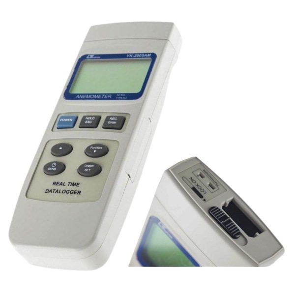 Máy đo tốc độ gió và nhiệt độ LUTRON YK-2005AM Data Logger Máy đo tốc độ gió và nhiệt độ LUTRON YK-2005AM (Real Time Data Logger), Datalogger đo tốc độ gió, lưu lượng gió và nhiệt độ môi trường LUTRON YK 2005AM, Lutron YK-2005AM Anemometer/Air Flow