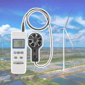 Máy đo tốc độ gió, lưu lượng và nhiệt độ LUTRON YK-80AP, Máy đo gió HVAC LUTRON YK80AP, LUTRON YK 80AP Anemometer