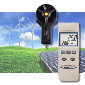 Máy đo tốc độ gió, lưu lượng và nhiệt độ LUTRON YK-80AP, Máy đo gió HVAC LUTRON YK80AP, LUTRON YK 80AP Anemometer