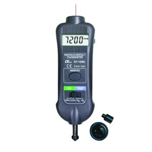 Máy đo tốc độ vòng quay LUTRON DT-1236L (2 trong 1), Máy đo tốc độ vòng quay động cơ tiếp xúc và không tiếp xúc LUTRON DT 1236L, LUTRON DT1236L Photo and Contact Tachometer