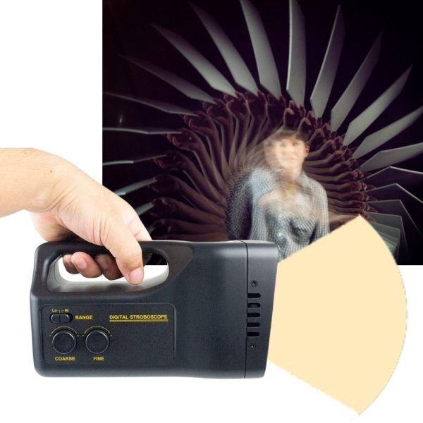 Máy đo tốc độ vòng quay Lutron DT-2199 Stroboscope đèn chóp, Đèn nhấp nháy đo tốc độ động cơ không tiếp xúc LUTRON DT 2199 dùng pin, LUTRON DT2199 Stroboscope LED & Battery Power