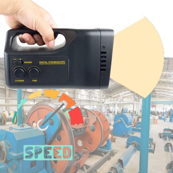 Máy đo tốc độ vòng quay Lutron DT-2199 Stroboscope đèn chóp, Đèn nhấp nháy đo tốc độ động cơ không tiếp xúc LUTRON DT 2199 dùng pin, LUTRON DT2199 Stroboscope LED & Battery Power