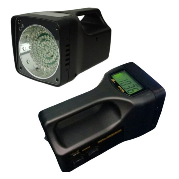 Máy đo tốc độ vòng quay Lutron DT-2199 Stroboscope đèn chóp, Đèn nhấp nháy đo tốc độ động cơ không tiếp xúc LUTRON DT 2199 dùng pin, LUTRON DT2199 Stroboscope LED & Battery Power