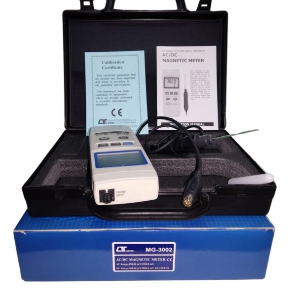 Máy đo từ trường AC/DC LUTRON MG-3002 cầm tay Máy đo từ trường AC/DC LUTRON MG-3002 cầm tay, máy đo từ tính LUTRON MG 3002, LUTRON MG3002 AC/DC MAGNETIC METER