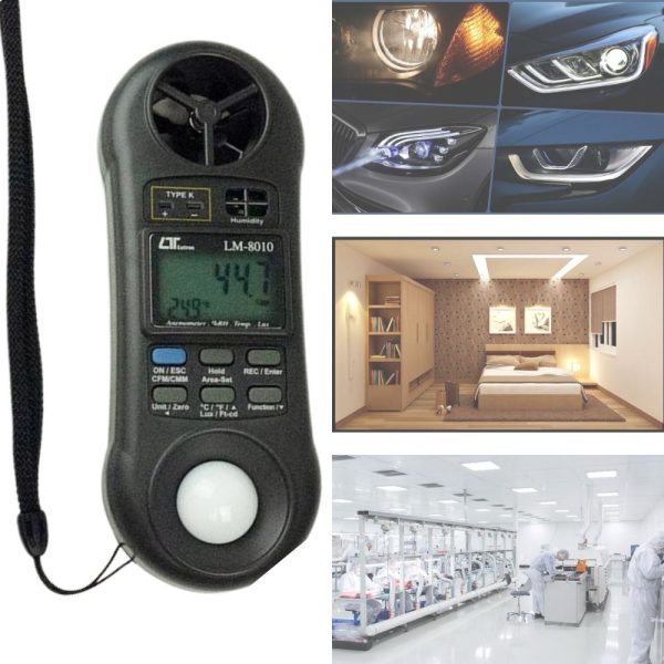 Máy đo vi khí hậu LUTRON LM-8010 cầm tay (5 trong 1) Máy đo vi khí hậu LUTRON LM-8010 cầm tay (5 trong 1), máy đo tốc độ gió - lưu lượng không khí - ánh sáng - độ ẩm - nhiệt độ Lutron LM 8010, Environmental Meter LUTRON LM8010
