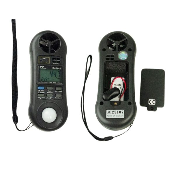 Máy đo vi khí hậu LUTRON LM-8010 cầm tay (5 trong 1) Máy đo vi khí hậu LUTRON LM-8010 cầm tay (5 trong 1), máy đo tốc độ gió - lưu lượng không khí - ánh sáng - độ ẩm - nhiệt độ Lutron LM 8010, Environmental Meter LUTRON LM8010