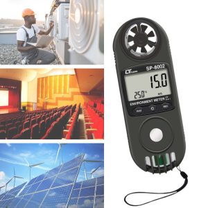 Máy đo vi khí hậu LUTRON SP-8002 cầm tay 9 trong 1, Thiết bị đo chỉ số môi trường LUTRON SP8002, Environmental Meter LUTRON SP 8002