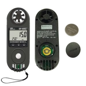 Máy đo vi khí hậu LUTRON SP-8002 cầm tay 9 trong 1, Thiết bị đo chỉ số môi trường LUTRON SP8002, Environmental Meter LUTRON SP 8002