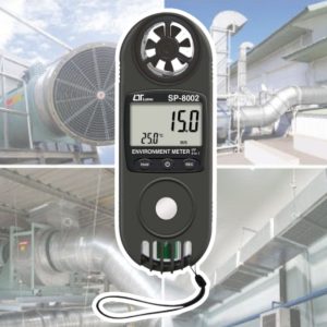Máy đo vi khí hậu LUTRON SP-8002 cầm tay 9 trong 1, Thiết bị đo chỉ số môi trường LUTRON SP8002, Environmental Meter LUTRON SP 8002