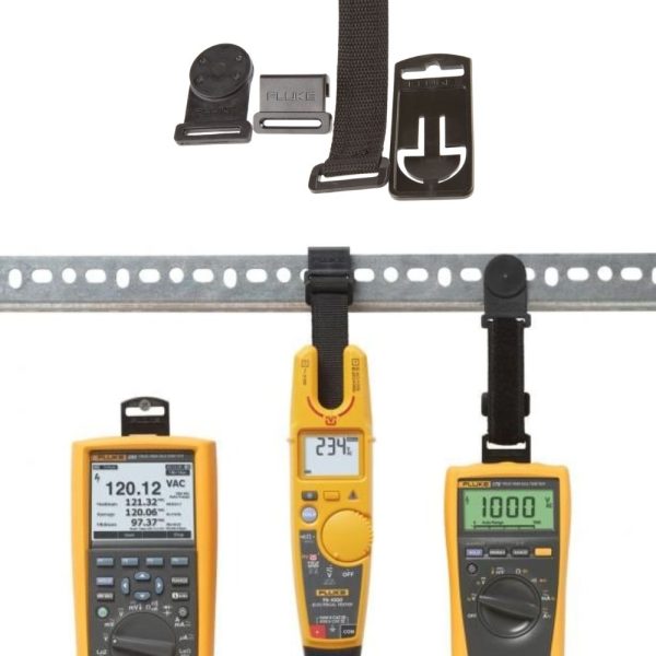 Phụ kiện đồng hồ đo điện, Dây đeo nam châm FLUKE TPAK ToolPak™, Bộ phụ kiện dây đeo và treo nam châm dùng cho đồng hồ đo FLUKE TPAK ToolPak, Fluke TPAK ToolPak Magnetic Meter Hanger