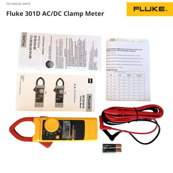 Ampe kìm Fluke 301D, Ampe kìm AC/DC Fluke 301D, Fluke-301D AC/DC Clamp Meter