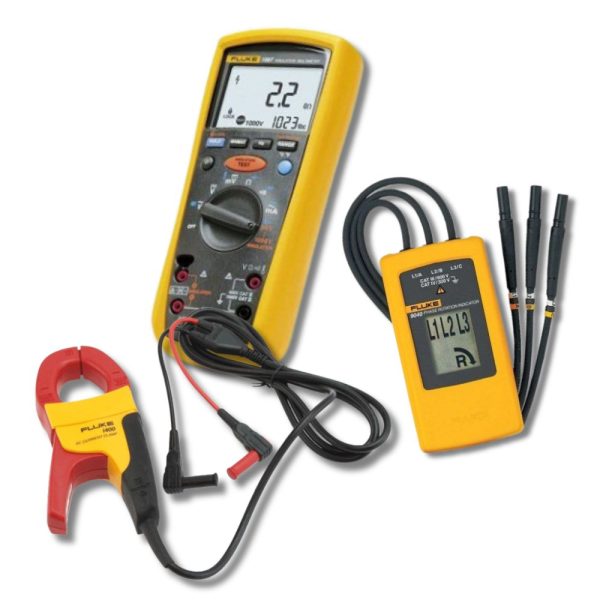 Bộ KIT đồng hồ vạn năng FLUKE 1587/MDT xử lý sự cố động cơ, Combo KIT công cụ xử lý sự cố động cơ và truyền động nâng cao FLUKE 1587 MDT, Fluke 1587/MDT Advanced Motor and Drive Troubleshooting Kit