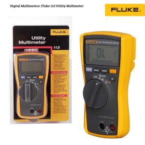 Đồng hồ vạn năng FLUKE 113 True-RMS đo điện áp thấp AC/DC, Đồng hồ VOM đo điện áp AC/DC FLUKE-113 True RMS, Fluke 113 Utility Multimeter