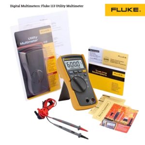 Đồng hồ vạn năng FLUKE 113 True-RMS đo điện áp thấp AC/DC, Đồng hồ VOM đo điện áp AC/DC FLUKE-113 True RMS, Fluke 113 Utility Multimeter