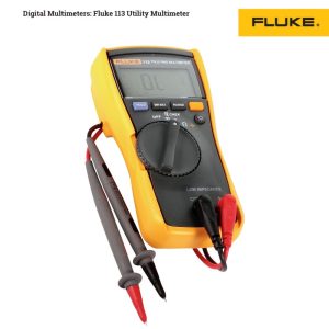 Đồng hồ vạn năng FLUKE 113 True-RMS đo điện áp thấp AC/DC, Đồng hồ VOM đo điện áp AC/DC FLUKE-113 True RMS, Fluke 113 Utility Multimeter