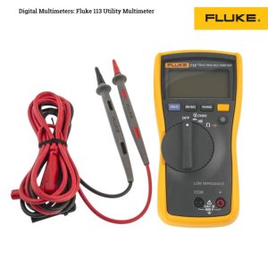 Đồng hồ vạn năng FLUKE 113 True-RMS đo điện áp thấp AC/DC, Đồng hồ VOM đo điện áp AC/DC FLUKE-113 True RMS, Fluke 113 Utility Multimeter