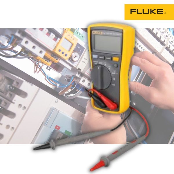 Đồng hồ vạn năng FLUKE 114 True-RMS đo điện áp thấp AC/DC Đồng hồ vạn năng FLUKE 114 True-RMS kiểm tra điện áp AC/DC, Đồng hồ VOM đo điện áp AC/DC FLUKE-114 True RMS, Fluke 114 Electrical Digital Multimeter
