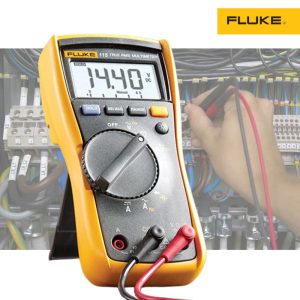 Đồng hồ vạn năng Fluke 115 True-RMS đo dòng AC/DC, Đồng hồ VOM điện tử Fluke-115, Fluke 115 Field Service Technicians Multimeter
