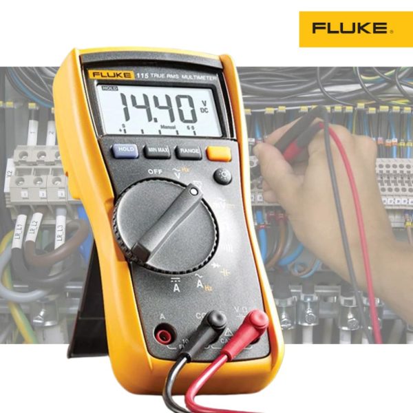 Đồng hồ vạn năng FLUKE 115 True-RMS đo dòng AC/DC Đồng hồ vạn năng Fluke 115 True-RMS đo dòng AC/DC, Đồng hồ VOM điện tử Fluke-115, Fluke 115 Field Service Technicians Multimeter