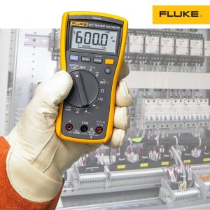 Đồng hồ vạn năng Fluke 117 True-RMS phát hiện điện áp AC không tiếp xúc, Đồng hồ VOM Fluke-117 True RMS đo dòng AC, Fluke 117 Electrician's Ideal Multimeter with Non-Contact Voltage