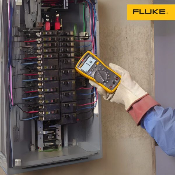 Đồng hồ vạn năng Fluke 117 True-RMS phát hiện điện áp AC không tiếp xúc, Đồng hồ VOM Fluke-117 True RMS đo dòng AC, Fluke 117 Electrician's Ideal Multimeter with Non-Contact Voltage