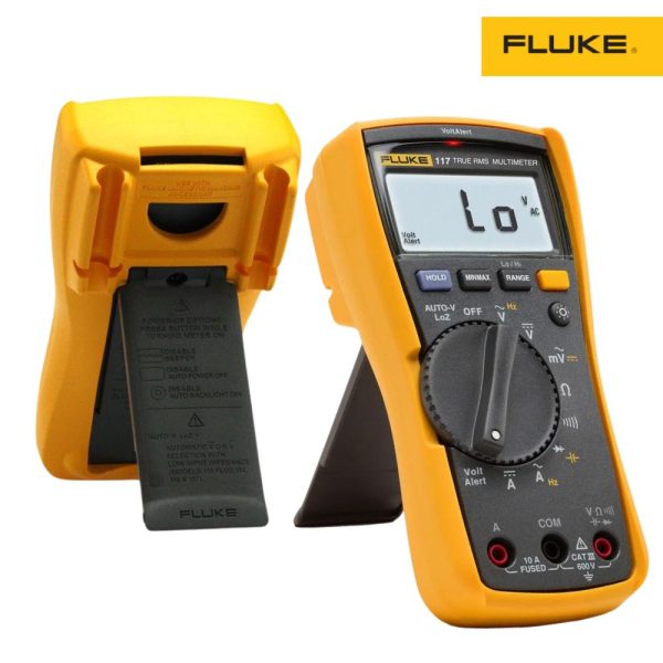 Đồng hồ vạn năng Fluke 117 True-RMS phát hiện điện áp AC không tiếp xúc, Đồng hồ VOM Fluke-117 True RMS đo dòng AC, Fluke 117 Electrician's Ideal Multimeter with Non-Contact Voltage