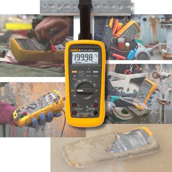 Bộ KIT Đồng hồ vạn năng FLUKE 87V-MAX/E2 (Fluke 87-5-Max E2), Đồng hồ vạn năng FLUKE 87V MAX E2 Industrial Electrician Combo Kit, đồng hồ VOM điện tử FLUKE-87V-MAX/E2 KIT