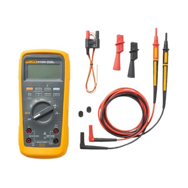 Bộ KIT Đồng hồ vạn năng FLUKE 87V-MAX/E2 (Fluke 87-5-Max E2), Đồng hồ vạn năng FLUKE 87V MAX E2 Industrial Electrician Combo Kit, đồng hồ VOM điện tử FLUKE-87V-MAX/E2 KIT