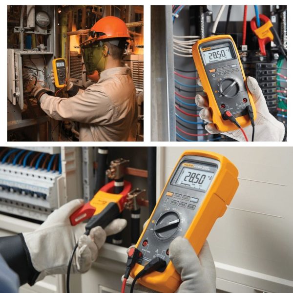 Bộ KIT Đồng hồ vạn năng FLUKE 87V-MAX/E2 (Fluke 87-5-Max E2), Đồng hồ vạn năng FLUKE 87V MAX E2 Industrial Electrician Combo Kit, đồng hồ VOM điện tử FLUKE-87V-MAX/E2 KIT