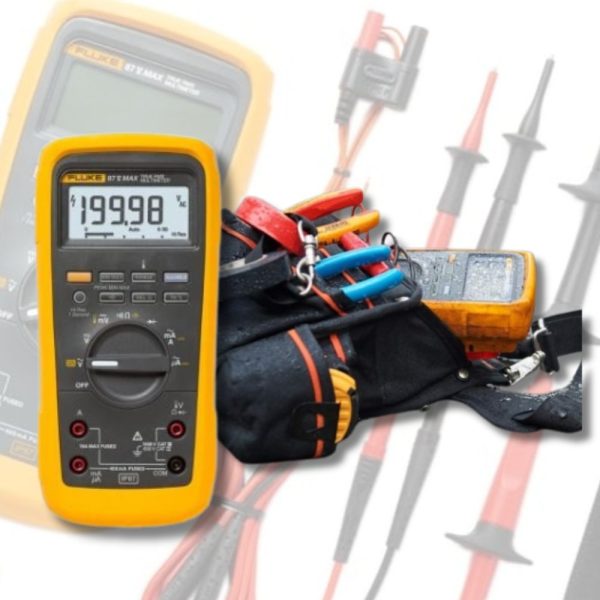 Bộ KIT Đồng hồ vạn năng FLUKE 87V-MAX/E2 (Fluke 87-5-Max E2), Đồng hồ vạn năng FLUKE 87V MAX E2 Industrial Electrician Combo Kit, đồng hồ VOM điện tử FLUKE-87V-MAX/E2 KIT