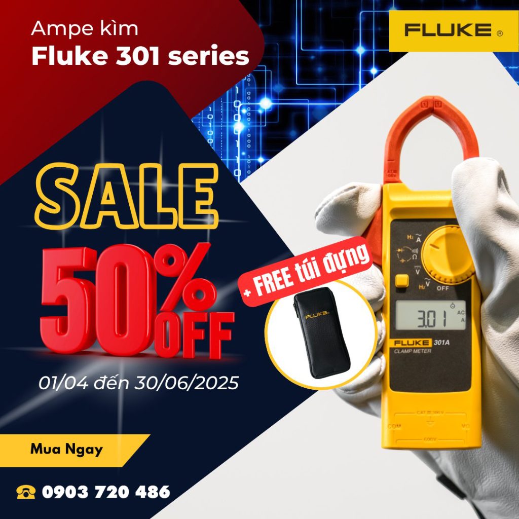 Khuyến mãi giảm giá Ampe kìm FLUKE 301 series