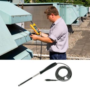 Máy đo chất lượng không khí FLUKE 975V AirMeter™ với đầu dò vận tốc khí, máy đo khí FLUKE-975V Air Meter kèm đầu dò vận tốc khí, Fluke 975V Airmeter With Velocity Probe