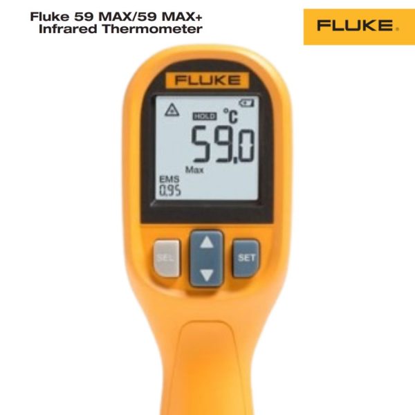 Máy đo nhiệt độ bằng hồng ngoại Fluke 59 MAX Plus (59 Max+), Nhiệt kế hồng ngoại Fluke 59 Max+, Fluke-59 Max plus Infrared (IR) Temperature Thermometer