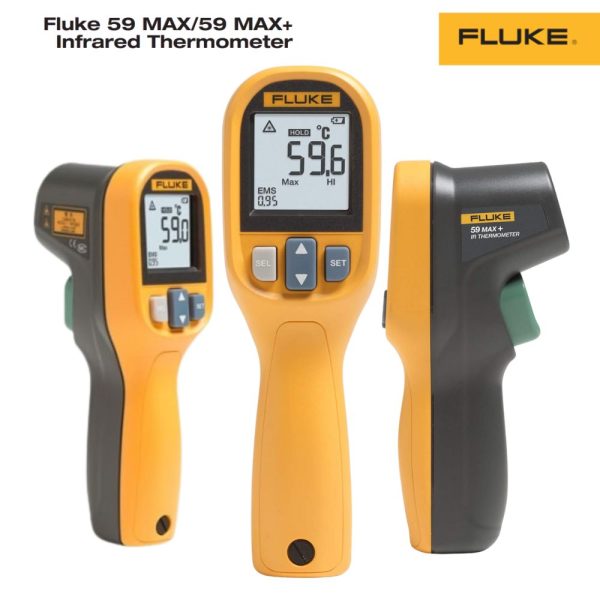 Máy đo nhiệt độ bằng hồng ngoại Fluke 59 MAX Plus (59 Max+), Nhiệt kế hồng ngoại Fluke 59 Max+, Fluke-59 Max plus Infrared (IR) Temperature Thermometer