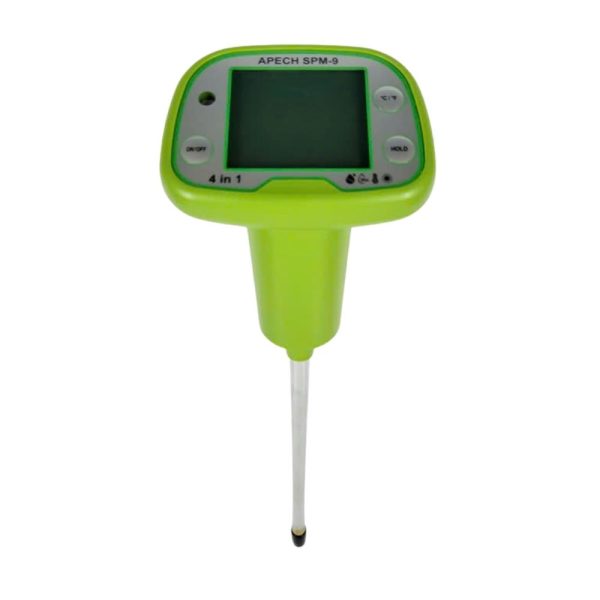 máy đo pH đất APECH SPM-9, bút đo độ pH đất trồng APECH SPM9, dụng cụ đo pH của đất APECH-SPM9
