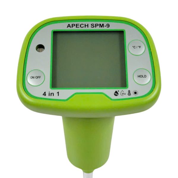 máy đo pH đất APECH SPM-9, bút đo độ pH đất trồng APECH SPM9, dụng cụ đo pH của đất APECH-SPM9