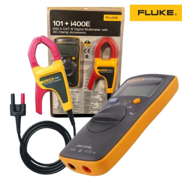 Combo đồng hồ vạn năng FLUKE 101-KIT, bộ đồng hồ vạn năng FLUKE 101 KIT kèm dây đo chuyên dụng, combo Fluke 101-KIT Digital Multimeter