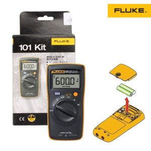 Combo đồng hồ vạn năng FLUKE 101-KIT, bộ đồng hồ vạn năng FLUKE 101 KIT kèm dây đo chuyên dụng, combo Fluke 101-KIT Digital Multimeter
