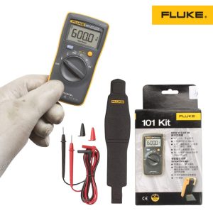 Combo đồng hồ vạn năng FLUKE 101-KIT, bộ đồng hồ vạn năng FLUKE 101 KIT kèm dây đo chuyên dụng, combo Fluke 101-KIT Digital Multimeter