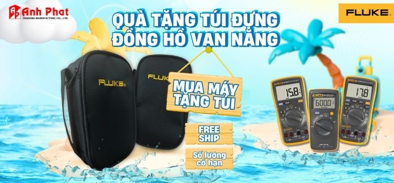 Tặng túi đựng đồng hồ vạn năng FLUKE